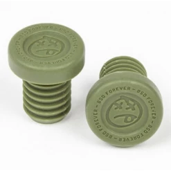 Bar Ends BSD Forever PC -Accessoires Vélo Soldes Bar ends BSD Forever PC surplus green