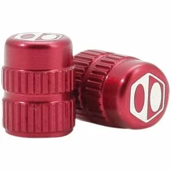 Bouchons De Valve BOX Schrader -Accessoires Vélo Soldes Bouchons de valve BOX Schrader red