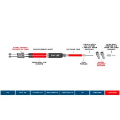 Cable Rotor ODYSSEY G3 Lower Inférieur -Accessoires Vélo Soldes Cable Rotor ODYSSEY G3 Lower Inferieur 1 1