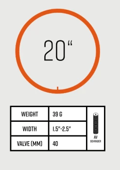 Chambre à Air TUBOLITO S-BMX 20″ X 1.5 – 2.5 Schrader Lightweight -Accessoires Vélo Soldes Chambre a air TUBOLITO S BMX 2022 x 1.5 2.5 Schrader Lightweight 3