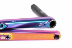 Pédalier ECLAT Spire Satin Oil Slick 9 Pédalier ECLAT Spire Satin Oil Slick -Accessoires Vélo Soldes Eclat Spire crank 175 satin oilslick 18