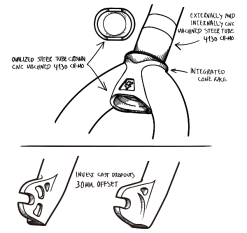 Fourche FLYBIKES Volcano Invst Cast 30 -Accessoires Vélo Soldes Fourche FLYBIKES Volcano Invst Cast 30 1