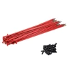 LES TROIS ROUX Pack LTR De 40 Rayons Straight Red -Accessoires Vélo Soldes Pack LTR de 40 Rayons Straight Red