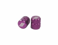 Paire De Bouchons De Valve UNITED -Accessoires Vélo Soldes Paire de Bouchons de valve UNITED purple