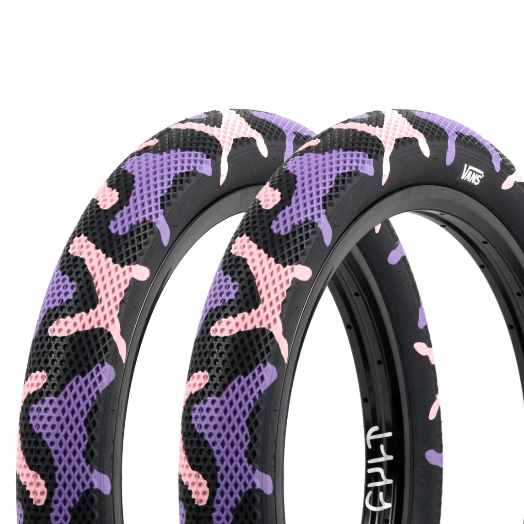 Paire De Pneus CULT X VANS 20″ X 2.40 Purple Camo 3 Paire De Pneus CULT X VANS 20″ X 2.40 Purple Camo