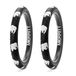 Paire De Pneus MERRITT Option X FTL Billy Perry 2.35 Black / White