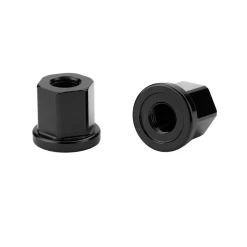 Paire D’écrous CINEMA Alu 10mm Ou 14mm -Accessoires Vélo Soldes Paire decrous CINEMA Alu 10mm Black
