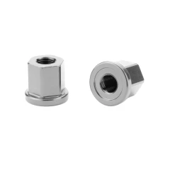 Paire D’écrous CINEMA Alu 10mm Ou 14mm -Accessoires Vélo Soldes Paire decrous CINEMA Alu 10mm Silver