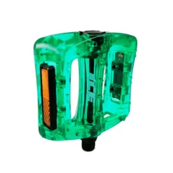 Pédales ICE Nylon Kristal -Accessoires Vélo Soldes Pedales ICE Nylon Kirstal Green 2