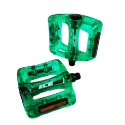 Pédales ICE Nylon Kristal -Accessoires Vélo Soldes Pedales ICE Nylon Kirstal Green