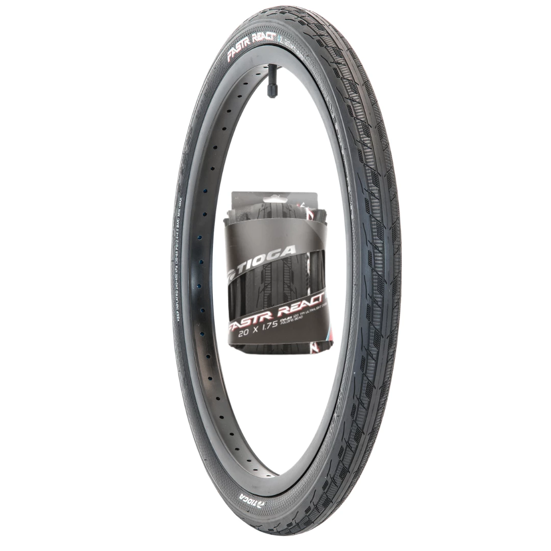 Pneu TIOGA Fastr React S-Spec Souple 20″ X 1.60 & 1.75 3 Pneu TIOGA Fastr React S-Spec Souple 20″ X 1.60 & 1.75