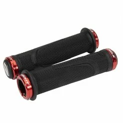 Poignées Lock-On INSIGHT C.O.G.S 145mm -Accessoires Vélo Soldes Poignees Lock On INSIGHT C.O.G.S 145mm red
