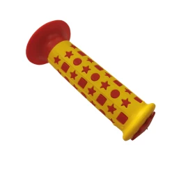Poignées PLASTICHE CASSANO Star Old School Made In Italy -Accessoires Vélo Soldes Poignees PLASTICHE CASSANO Star Old School Made in Italy Yellow Red 4