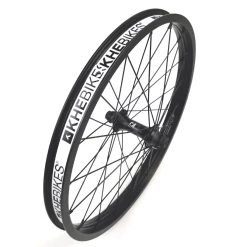 All-In Paire De Roues Custom ALL IN K7 X KHE Full Black -Accessoires Vélo Soldes Roue Avant Custom ALL IN K7 x KHE Full Black 7