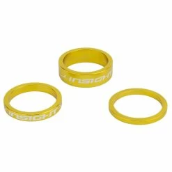 Spacers INSIGHT Pack X3 Pivot 1″ -Accessoires Vélo Soldes Spacers INSIGHT Pack x3 gold