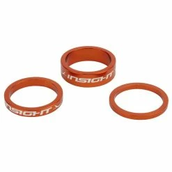 Spacers INSIGHT Pack X3 -Accessoires Vélo Soldes Spacers INSIGHT Pack x3 orange 1