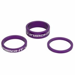 Spacers INSIGHT Pack X3 Pivot 1″ -Accessoires Vélo Soldes Spacers INSIGHT Pack x3 purple