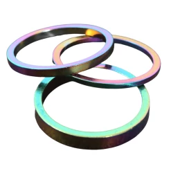 Spacers LES TROIS ROUX Pack X3 Oil Slick -Accessoires Vélo Soldes Spacers LES TROIS ROUX Pack x3 Oil Slick 1