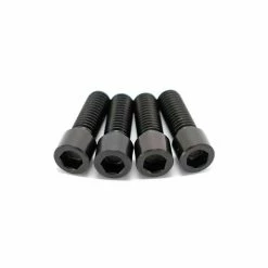 Vis De Manivelle TLC Titane M8 Pour Pédalier PRIMO -Accessoires Vélo Soldes TLC BIKES Primo Hollowbite and Powerbite Titanium Crank Pinch Bolts Black 2 500x500 1