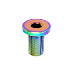 Vis D’axe De Pédalier TLC Titane PRIMO / HARO / GT -Accessoires Vélo Soldes TLC BIKES Primo and Haro Titanium Crank Bolts Rainbow