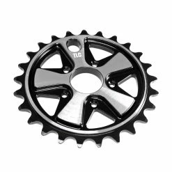 TLC Bikes Couronne TLC Vintage -Accessoires Vélo Soldes TLC BIKES Vintage Sprocket Black and Silver