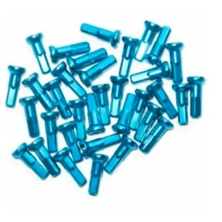 Têtes De Rayons DARTMOOR Aluminium (x38) -Accessoires Vélo Soldes Tetes de rayons DARTMOOR Aluminium x38 cyan