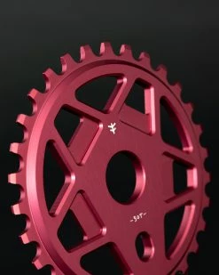 Couronne FLYBIKES Tractor TT -Accessoires Vélo Soldes couronne flybikes tractor Flat Red