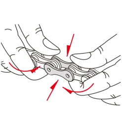 Attache Rapide KMC S1 / Z1 Wide 1/8″ -Accessoires Vélo Soldes cut2 tools 051