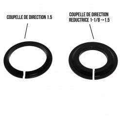 Jeu De Direction FORWARD Tapered Intégré Conique -Accessoires Vélo Soldes jeu de direction pride ti45 tapered black 2 1