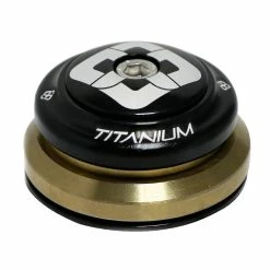 Jeu De Direction PRIDE RACING Ti45 Tapered Titanium -Accessoires Vélo Soldes jeu de direction pride ti45 tapered black