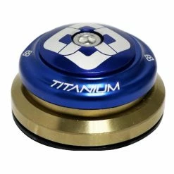 Jeu De Direction PRIDE RACING Ti45 Tapered Titanium -Accessoires Vélo Soldes jeu de direction pride ti45 tapered blue