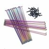 Pack COLONY De 20 Rayons Oil Slick -Accessoires Vélo Soldes pack de 20 rayons couleur oilslick 182 mm 1