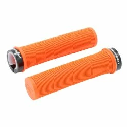 Poignées Lock On FORWARD LOKO 130mm -Accessoires Vélo Soldes poignees forward loko 130mm orange black