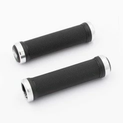 Poignées Lock On FORWARD Paragon Double Lock 128mm -Accessoires Vélo Soldes poignees forward paragon two lock 128mm silver