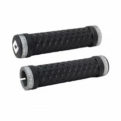 Poignées Lock-On ODI X VANS X CHASE -Accessoires Vélo Soldes poignees odi vans chase black silver
