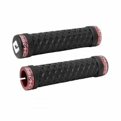 Poignées Lock-On ODI X VANS X CHASE -Accessoires Vélo Soldes poignees odi vans chase red