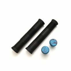 Poignées STRANGER Caleb Quanbeck Silicone -Accessoires Vélo Soldes poignees stranger caleb quanbeck silicon black