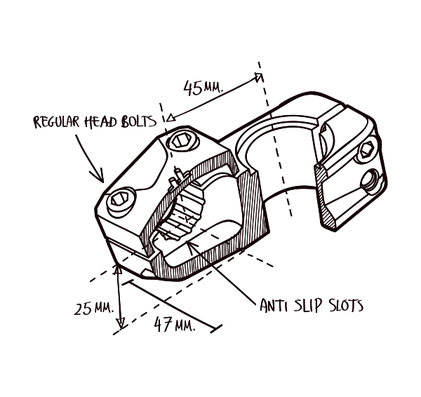 Potence FLYBIKES Volcano 25 Short 6 Potence FLYBIKES Volcano 25 Short – Image 4
