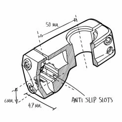 Potence FLYBIKES Volcano FL 2 Front Load -Accessoires Vélo Soldes potence flybikes volcano fl 2 frontload flat black