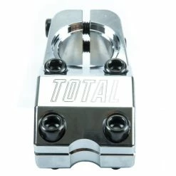Total-BMX Potence TOTAL BMX Team V.3 Top Load 50mm -Accessoires Vélo Soldes potence total team v3 top load chrome 1